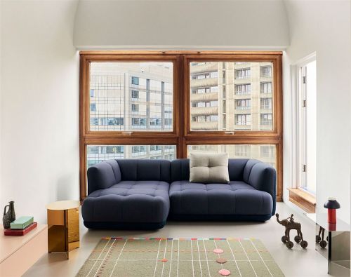 HAY Quilton Kissen 57x49 cm – Atlas 961 / Recyceltes Polyester