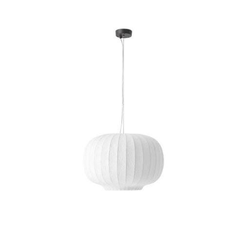 Vipp 586 Paper Pendant Ø: 45 cm - White/Dark Oak