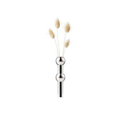 STOFF Nagel Vase H: 10 cm - Chrome