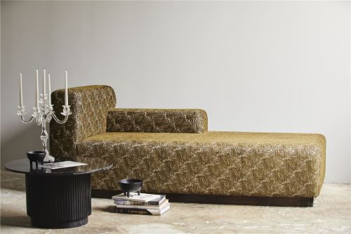 Nordal Erie Runder Beistelltisch mit Marmor Ø:90 cm – Schwarz