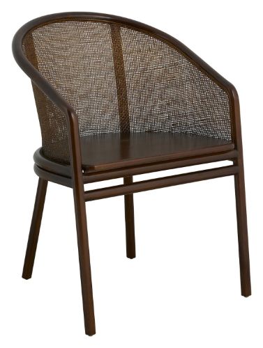 Nordal MOSSO Esszimmerstuhl H: 77 cm - Dunkelbraun
