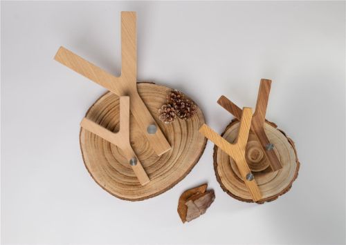 Hoigaard Mini Y-Haken 21 x 14 cm – Eiche seifenbehandelt