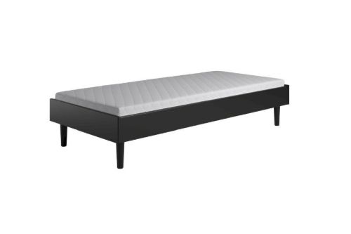 Kaagaard 380 Sengeramme 90x200 cm - Sortmalet Bøg/Træben