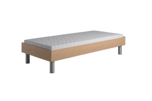 Kaagaard 380 Sengeramme 90x200 cm - Lakeret Bøg/Metalben