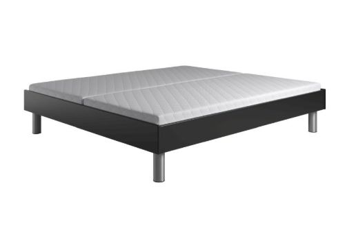 Kaagaard 380 Sengeramme 180x200 cm - Sortmalet Bøg/Metalben
