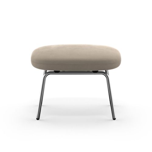 Normann Copenhagen Era Fußhocker Chrom H: 39 cm – City Velvet Vol 2 / 096