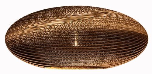 Think Paper Jazzy Spiral Lamp Ø: 64 cm - Natur