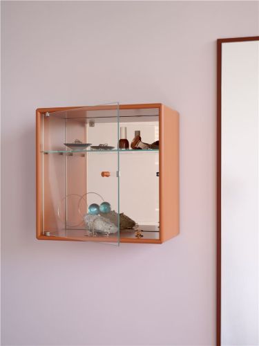 Montana Selection Parfümschrank mit Glastür 35,4 x 35,4 cm – 04 Anthrazit