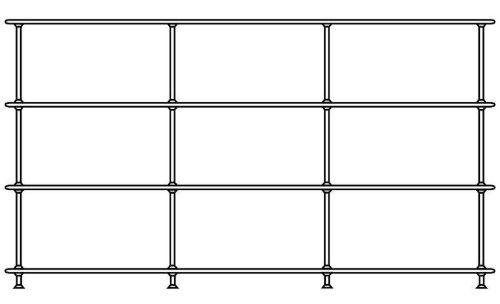 Montana Free 333000 Regal 203,4x109,9cm - 165 Rote Beete