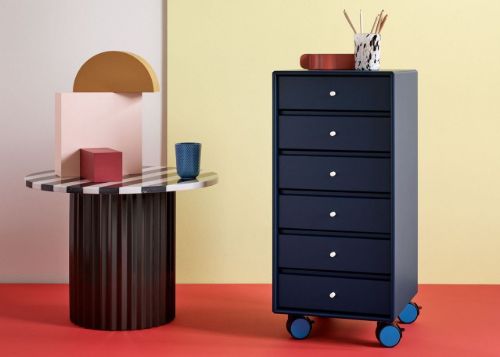 Montana SRCO Räder für Regalmodul 4 Stk. H: 7,8 cm – 01 Weiß