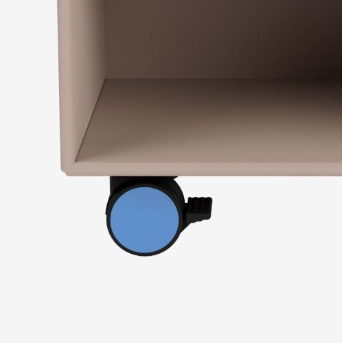 Montana SRCO Hjul til reolmodul 4 stk. H: 7,8 cm - 154 Azure