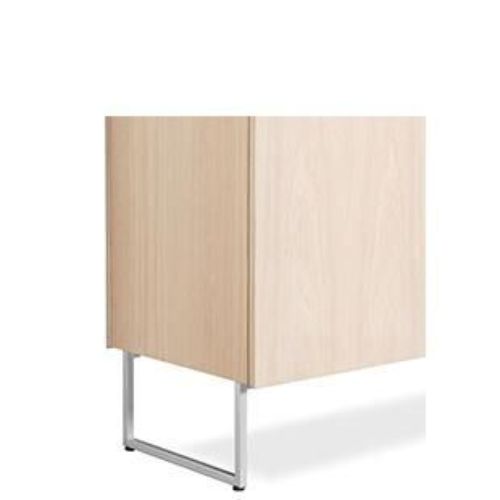 Skovby stålben til 400-serien højde 18 cm - Metalsatin