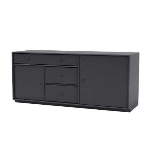 Montana Mega 200802 Skænk med sokkel 3 cm 115,2x38 cm - 04 Anthracite