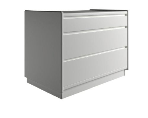 Kaagaard 338047 Kommode med Sokkel 80x51x47cm - Hvidmalet