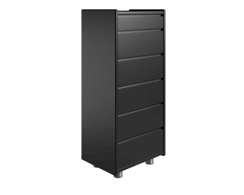 Kaagaard 665037 Kommode med Metalben 102x50x37cm - Sortmalet
