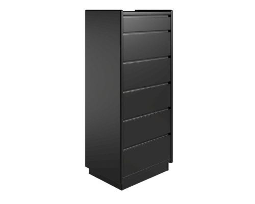 Kaagaard 665037 Kommode med Sokkel 102x50x37cm - Sortmalet