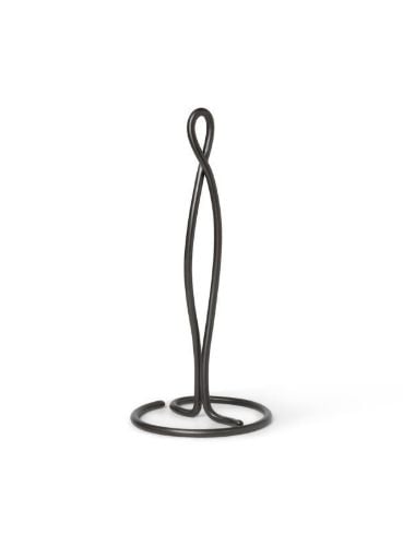 Ferm Living Curvature Paper Towel Holder H: 30,5 cm - Black Brass
