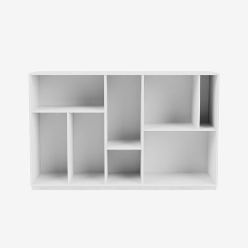 Montana Mega 201201 Beistelltisch mit Sockel 3 cm 115,2x38 cm - 101 New White