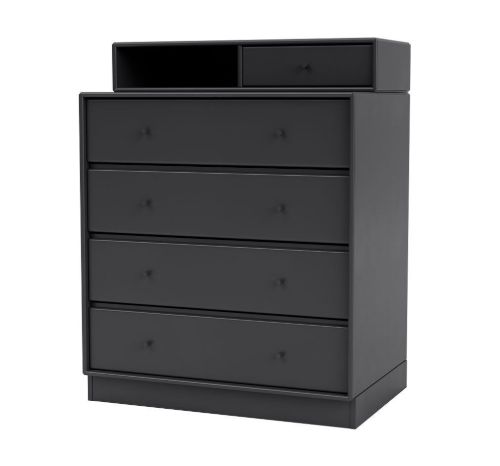 Montana Selection Keep Kommode med sokkel 7 cm 69,6x82,2 cm - 04 Anthracite