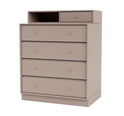 Montana Selection Keep Kommode med sokkel 7 cm 69,6x82,2 cm - 137 Mushroom