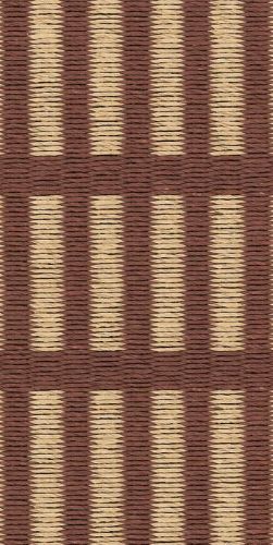 Woodnotes New York Carpet Sewn Edges 80x200 cm - Reddish Brown/Natural