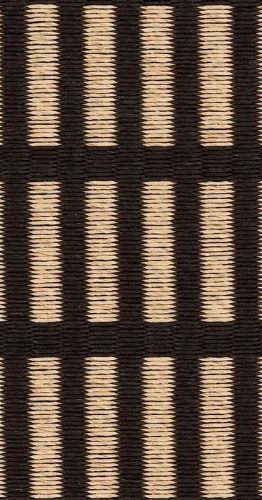 Woodnotes New York Carpet Sewn Edges 140x200 cm - Black/Natural