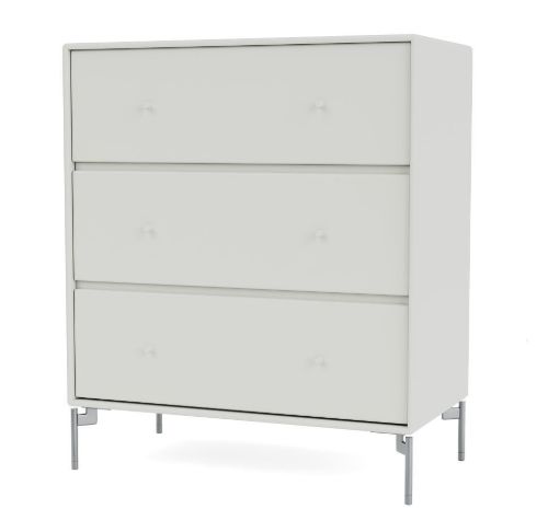 Montana QS Selection Carry Kommode med ben 69,6x69,6 cm - 09 Nordic / Chrome
