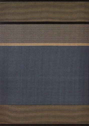 Woodnotes San Francisco Carpet Sewn Edges 80x200 cm - Dark Blue/Nutria