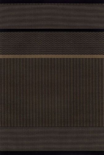 Woodnotes San Francisco Carpet Sewn Edges 140x200 cm - Black/Nutria