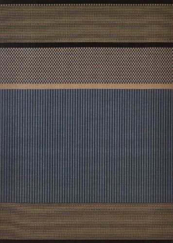 Woodnotes San Francisco Carpet Sewn Edges 140x200 cm - Dark Blue/Nutria
