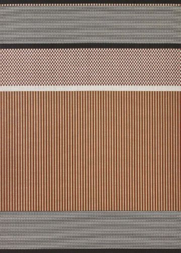 Woodnotes San Francisco Carpet Sewn Edges 170x240 cm - Reddish Brown/Stone