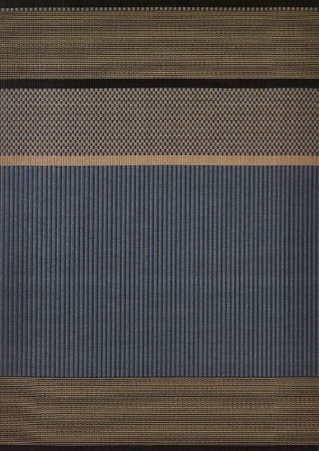 Woodnotes San Francisco Carpet Sewn Edges 170x240 cm - Dark Blue/Nutria