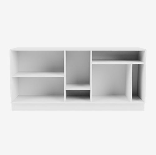 Montana Mega 200801 Beistelltisch mit Sockel 7 cm 115,2x38 cm - 101 New White