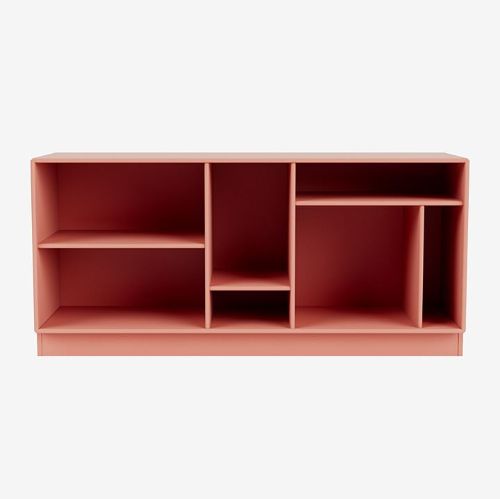 Montana Mega 200801 Beistelltisch mit Sockel 7 cm 115,2x38 cm - 151 Rhabarber