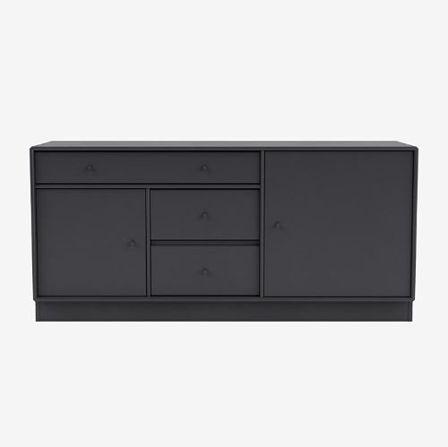 Montana Mega 200802 Beistelltisch mit Sockel 7 cm 115,2x38 cm - 04 Anthrazit