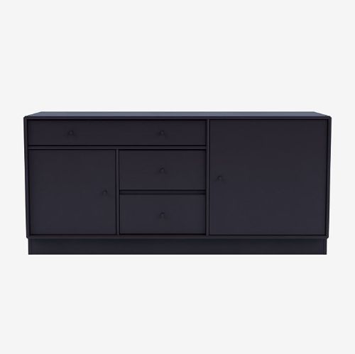 Montana Mega 200802 Beistelltisch mit Sockel 7 cm 115,2x38 cm - 147 Shadow