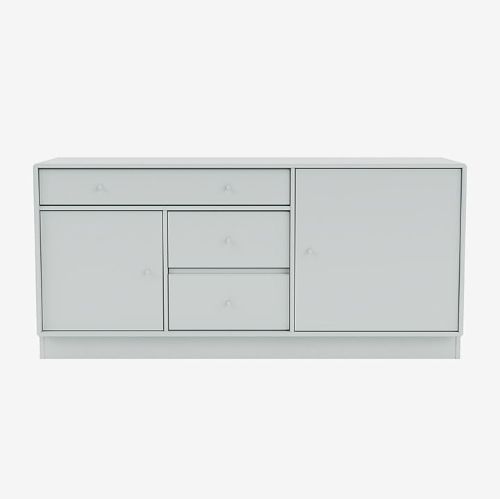 Montana Mega 200802 Beistelltisch mit Sockel 7 cm 115,2x38 cm - 156 Oyster