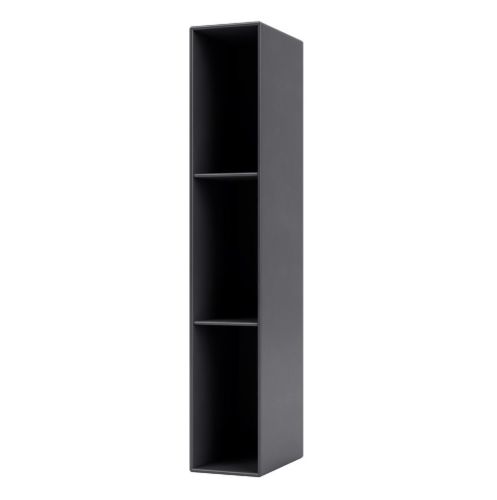 Montana Sidehængt Reol m. 3 Hylder Højre H: 138 cm - 36 Coal