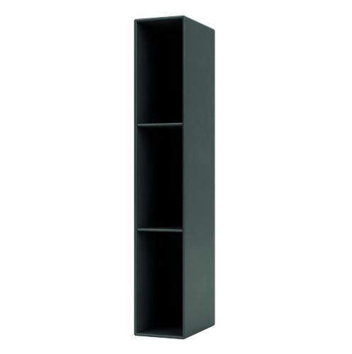 Montana Sidehængt Reol m. 3 Hylder Højre H: 138 cm - 163 Black Jade