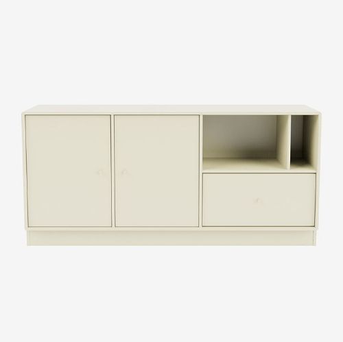 Montana Mega 200803 Beistelltisch mit Sockel 7 cm 115,2x38 cm - 150 Vanille