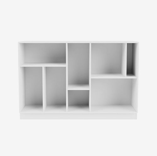 Montana Mega 201201 Beistelltisch mit Sockel 7 cm 115,2x38 cm - 101 NewWhite