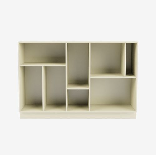 Montana Mega 201201 Beistelltisch mit Sockel 7 cm 115,2x38 cm - 150 Vanille