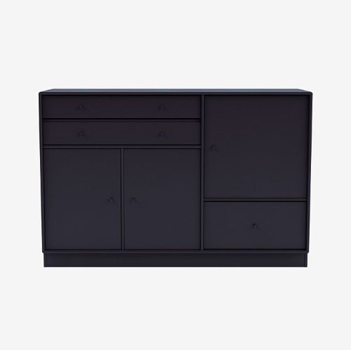 Montana Mega 201202 Beistelltisch mit Sockel 7 cm 115,2x38 cm - 147 Shadow