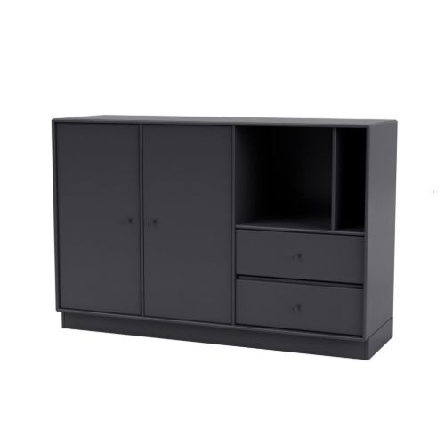 Montana Mega 201203 Skænk med sokkel 7 cm 115,2x38 cm - 04 Anthracite