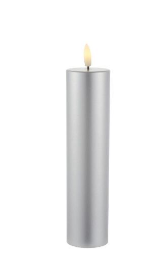 Sirius Sille Exclusive Batteridrevet Stearinlys H: 20 cm - Sølv