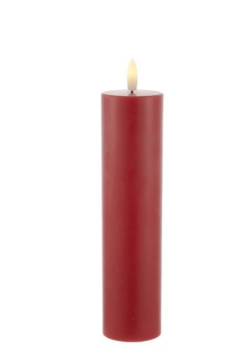 Sirius Sille Exclusive Batteridrevet Stearinlys H: 20 cm - Rød