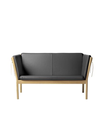 FDB Møbler J148 2 pers. sofa Erik Ole Jørgensen L:150 cm - Eg Natur/Sort
