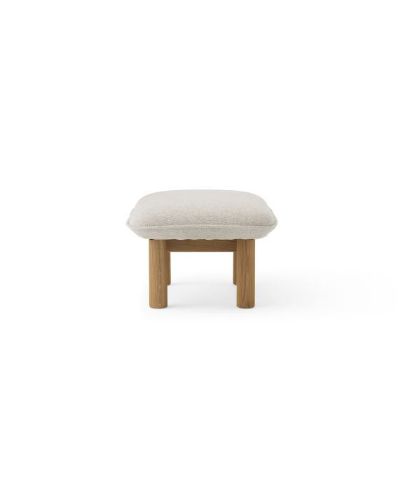 Audo Copenhagen Brasilia Ottomane H: 40 cm – Eiche Natur/Moos