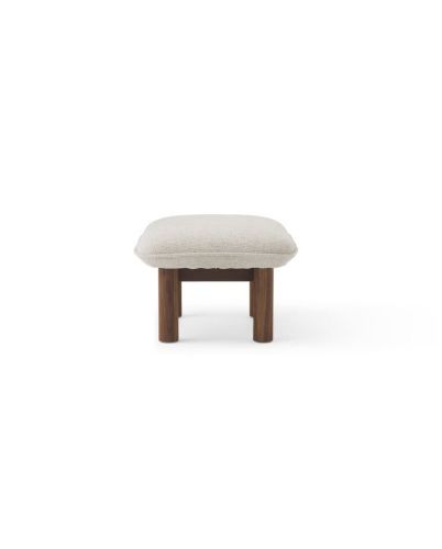 Audo Copenhagen Brasilianischer Ottomane H: 40 cm – Walnuss/Moos