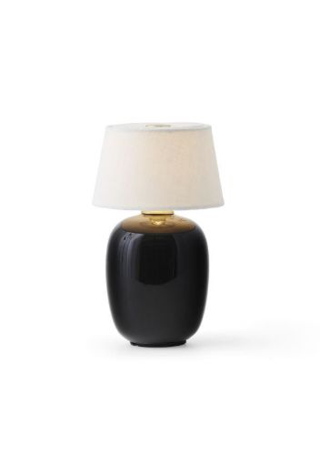 Audo Copenhagen Torso Tischleuchte Kabellos H: 20 cm - Schwarz